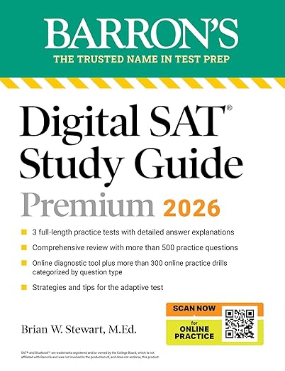 SAT Study Guide 2026 Premium Edition