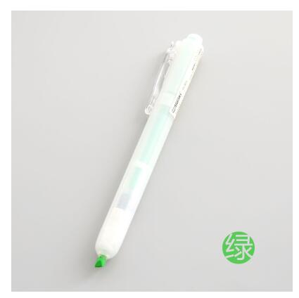 A green highlighter marker