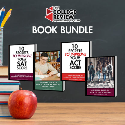 A picture of all 4 books featured in the bundle
