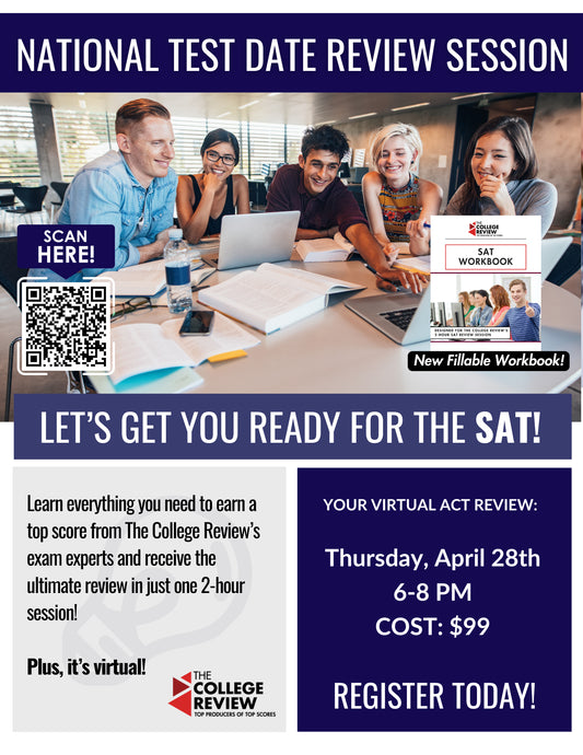 SAT 2-Hour Virtual Prep: April 28th 2026 6-8pm