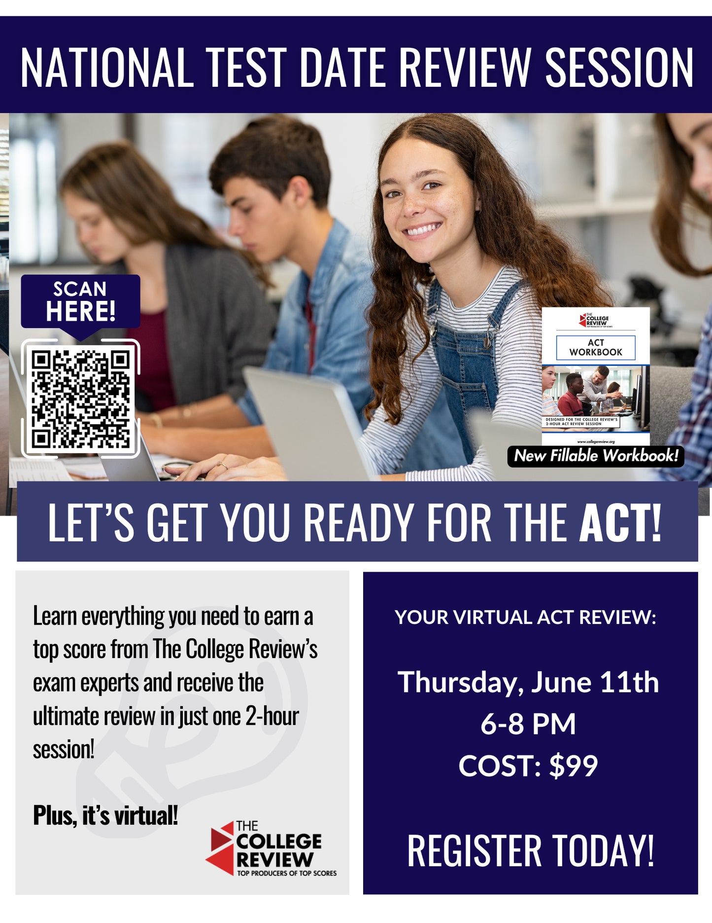 ACT 2-Hour Virtual Prep: June 11th 2026 6-8pm