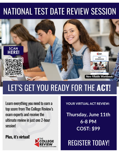 ACT 2-Hour Virtual Prep: June 11th 2026 6-8pm