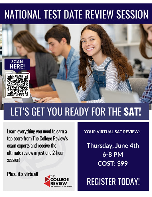 SAT 2-Hour Virtual Prep: June 4th 2026 6-8pm