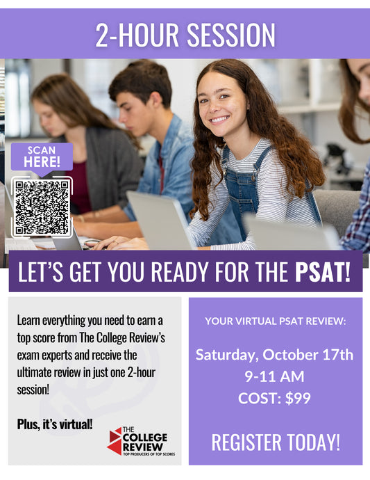 General PSAT 2-Hour Virtual Prep: October 17th 2026 9-11am