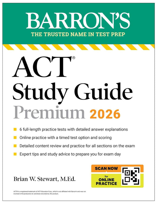 ACT Study Guide 2026 Premium Edition