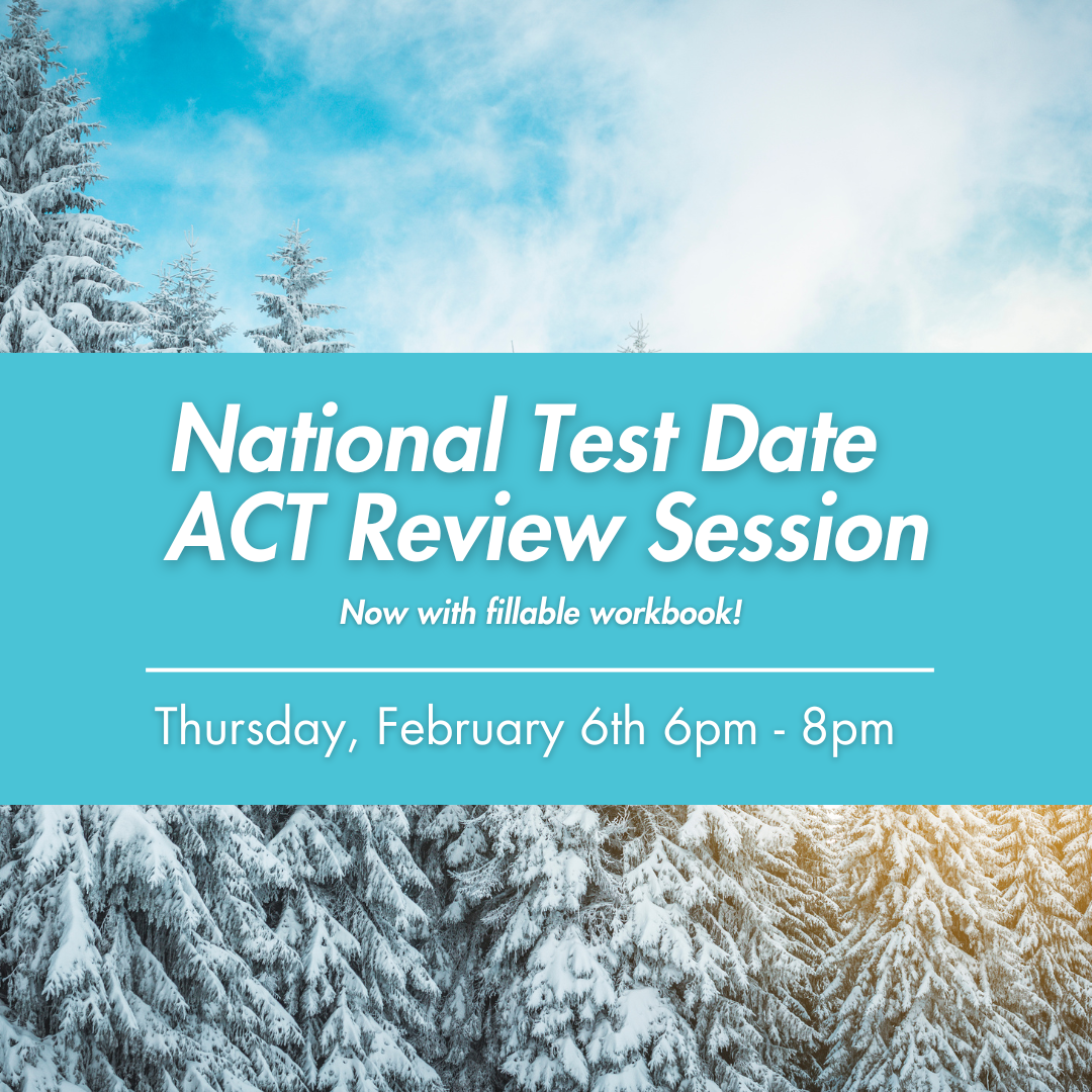 ACT 2-Hour Virtual Prep: Feb. 6th, 2025 6-8pm