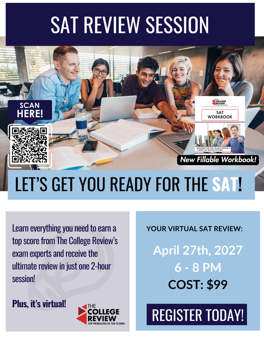 SAT 2-Hour Virtual Prep: April 27th 2027 9-11am