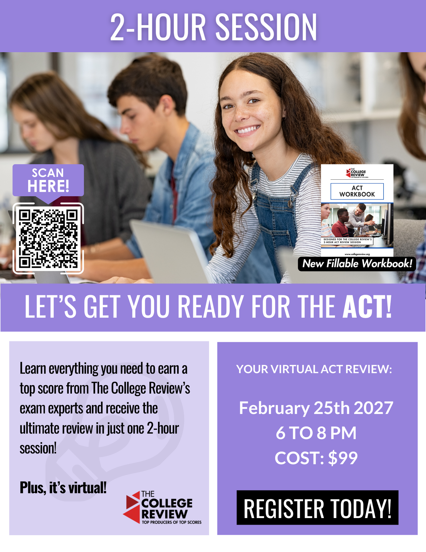 ACT 2-Hour Virtual Prep: February 26th 2027 6-8pm
